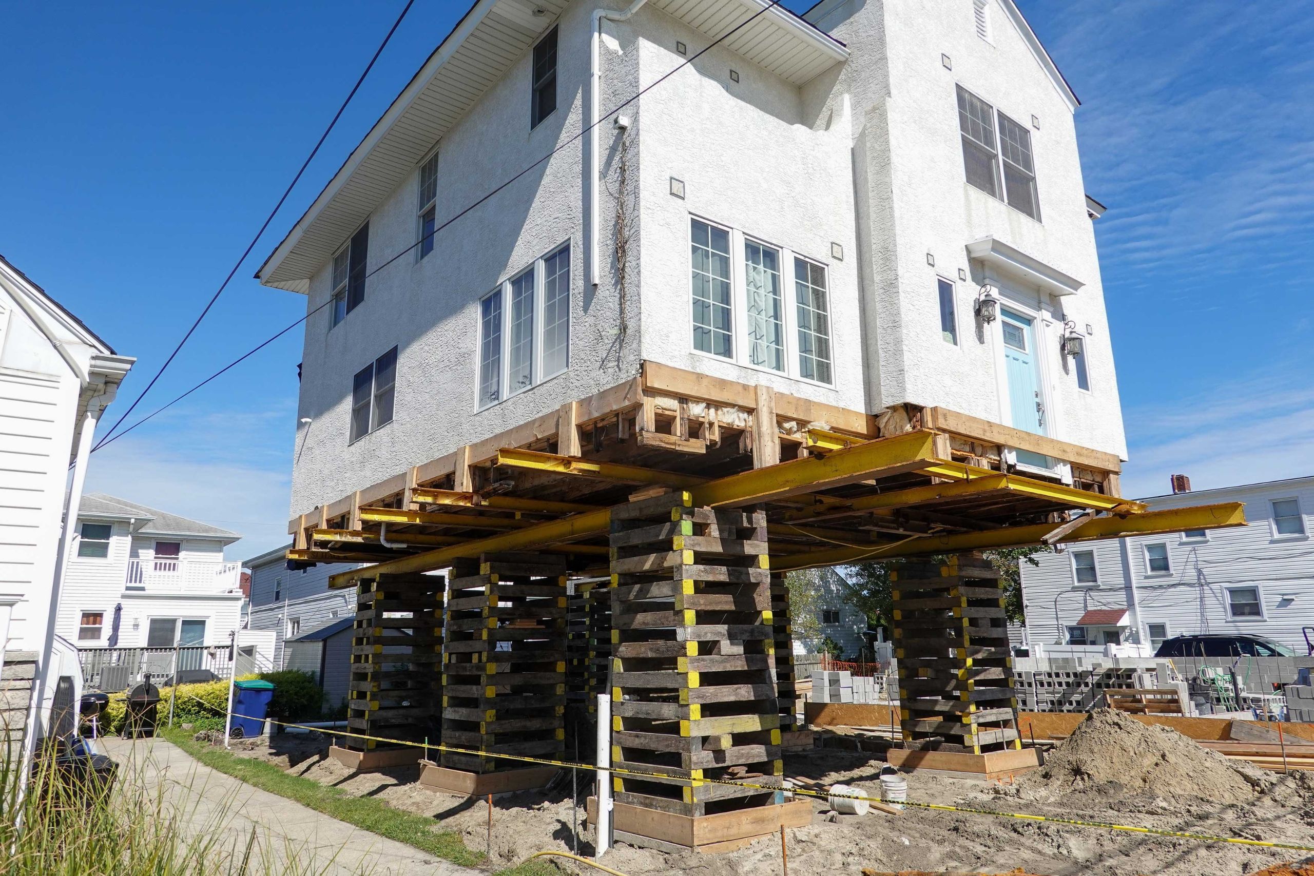 Located in Brooklyn, New York, we are a company that specializes in house lifting, small distance house moving, piles and foundations.